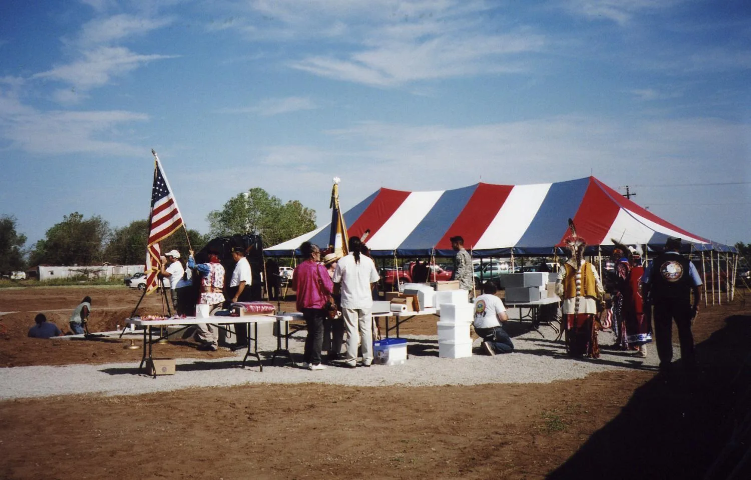Ponca Indian Time Capsule Dedication