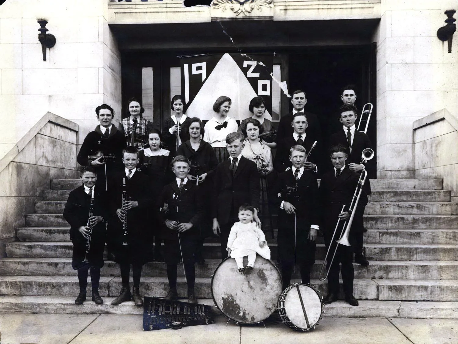 Ardmore High School orchestra, 1920.