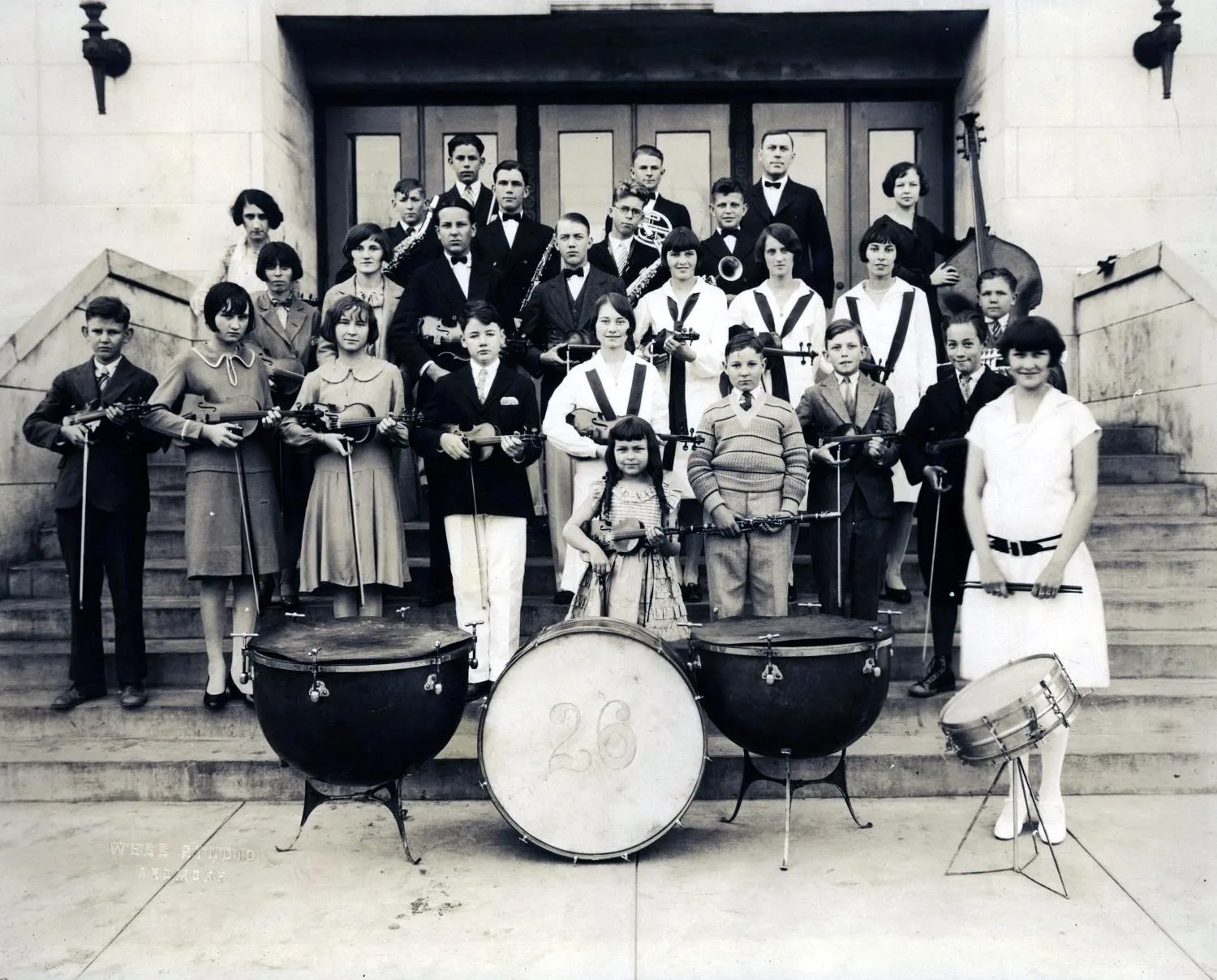 Ardmore High School orchestra, 1926.