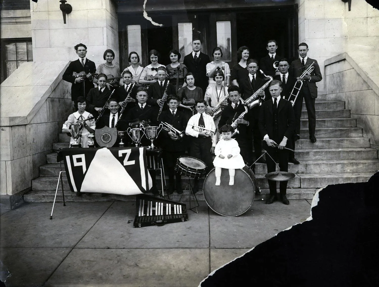 Ardmore High School orchestra, 1921.