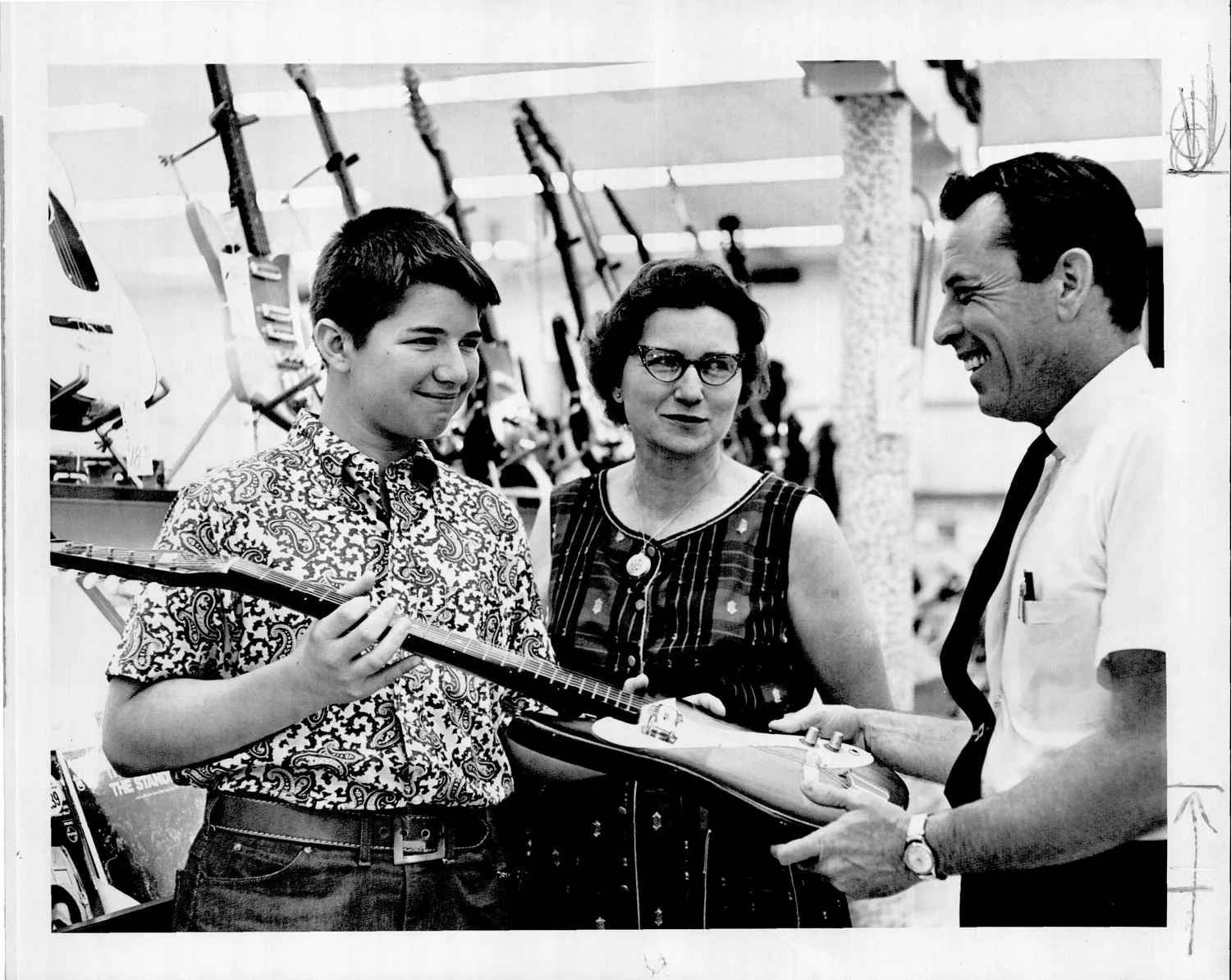 Link Mrs. Frank A. and son Henry. 1430 Northwest 31 Sweepstakes winner 1967.