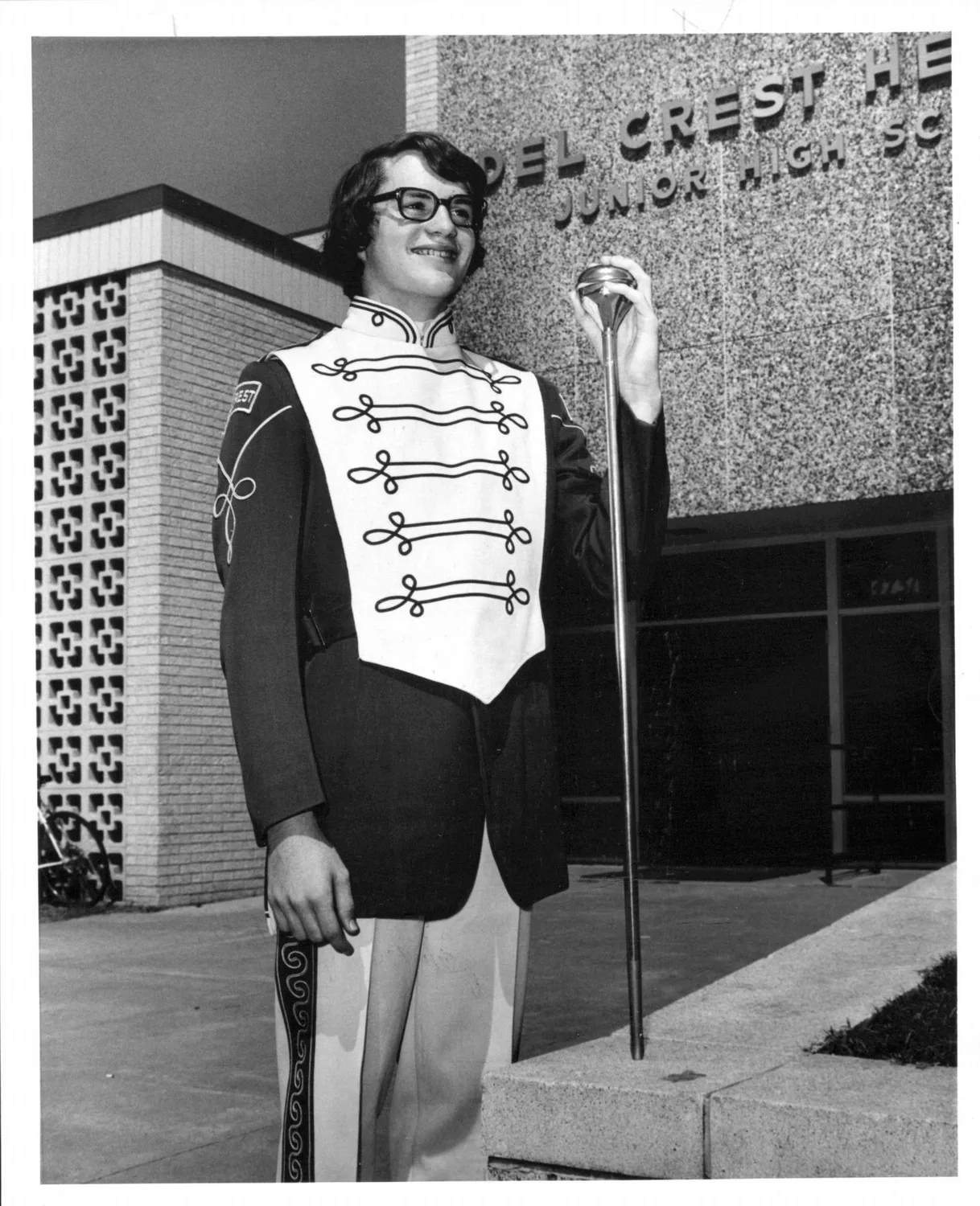 McBryde Kenneth / drum major for the Del City High School Eagle Band, McBryde Kenneth / drum major, Del Crest, Jr. High.