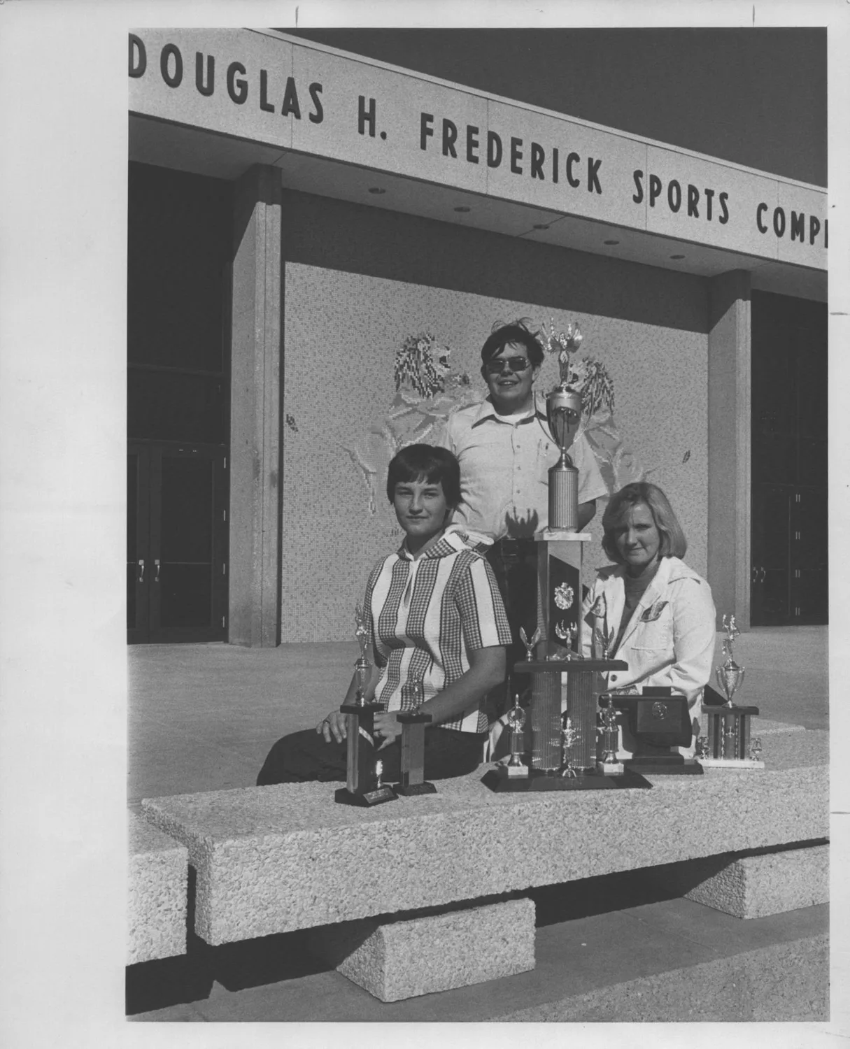 Moore High School (Band Officers, 1976-77).